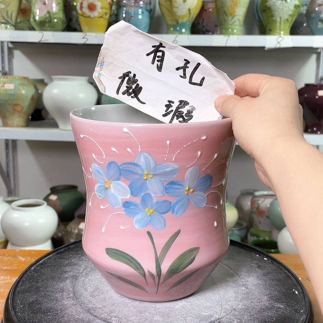 景德镇陶瓷花盆花器暇256