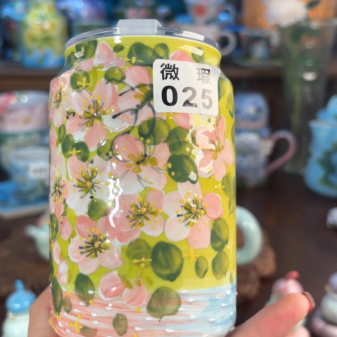 景德镇手绘高温釉下彩陶瓷茶具