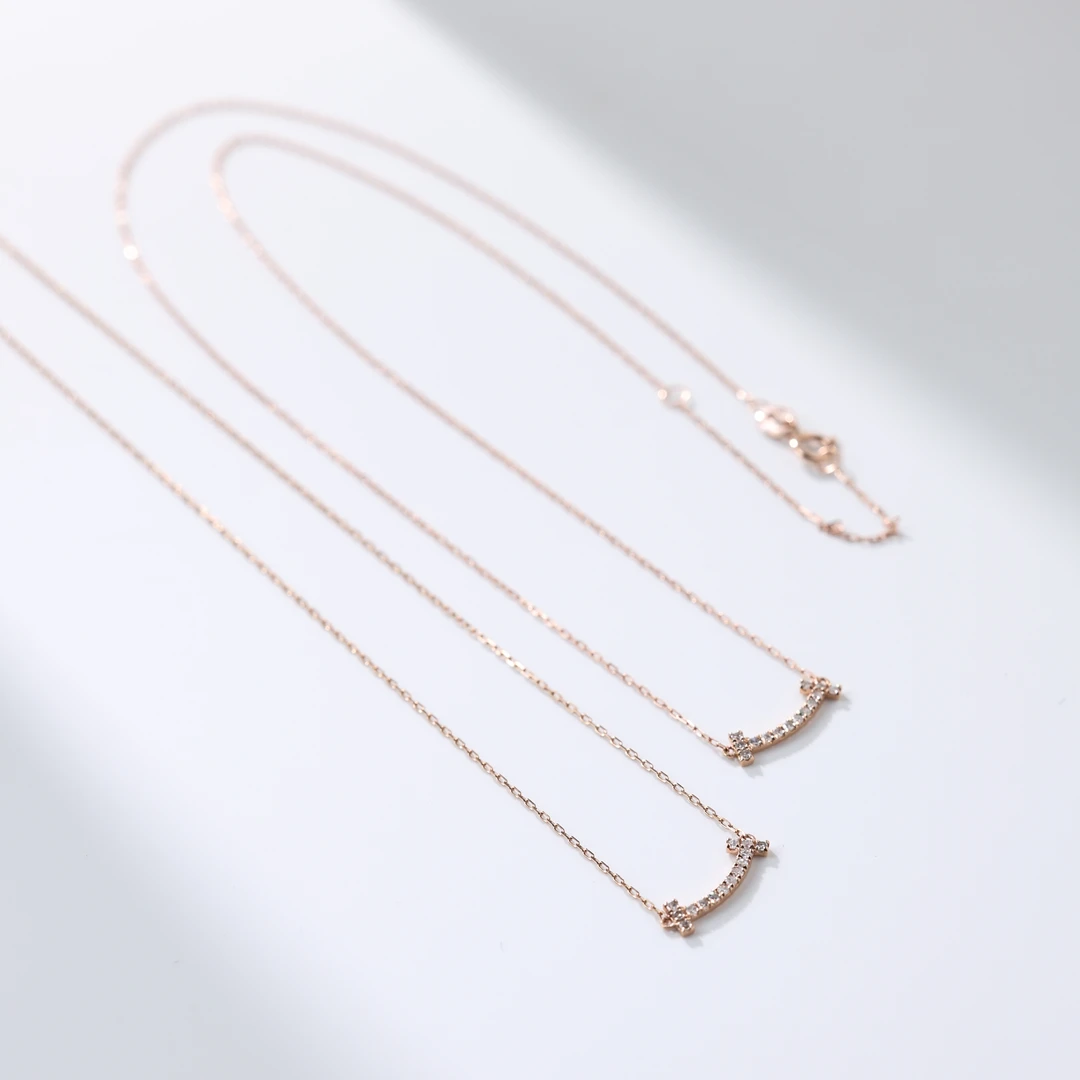 【举石臻选】TA0925-1204-8钻石项链18k（一件/多样性/长约40+5cm）Z