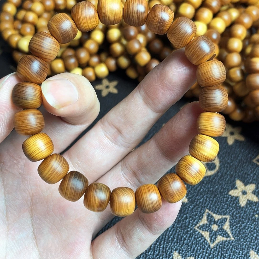 柏木（崖柏）手串/手链崖柏黄粉骨料8x9