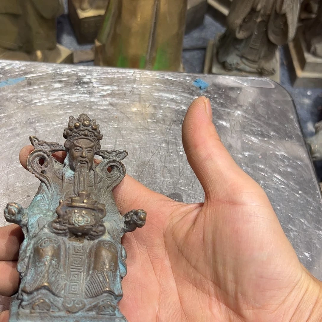 橘*微瑕疵黄铜摆件工艺品