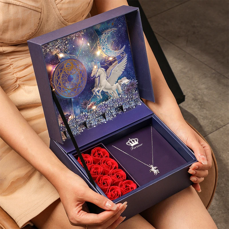 铜合金耳饰 七夕情人节创意高端时尚送女友老婆礼盒实用惊喜礼物