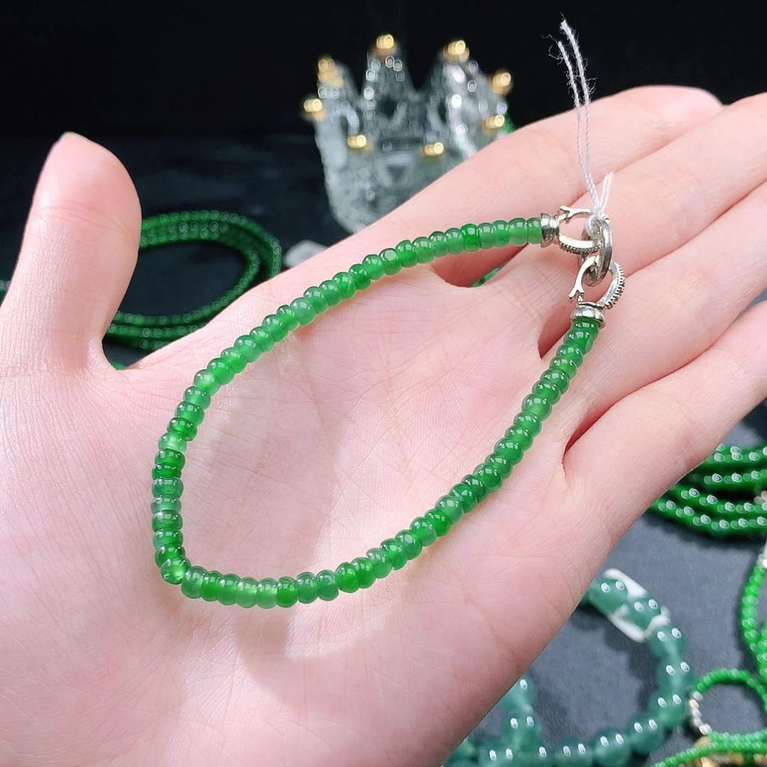 翡翠未镶嵌手链手链