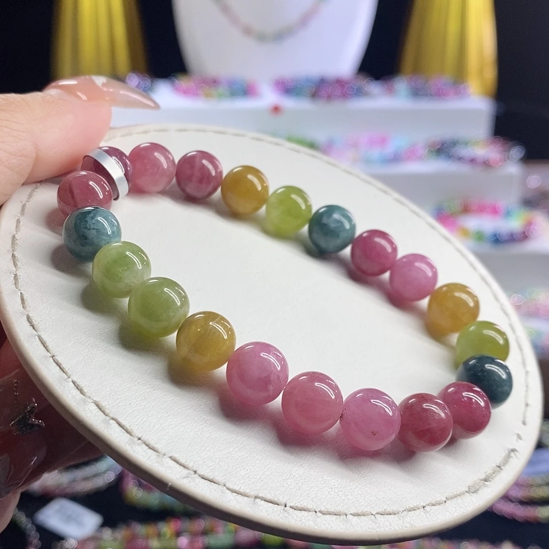 未镶嵌手链碧玺糖果