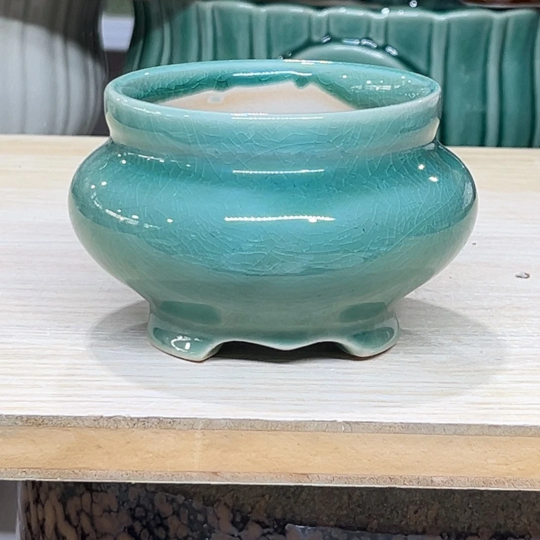 陶瓷绿植多肉微瑕花盆口径8*7