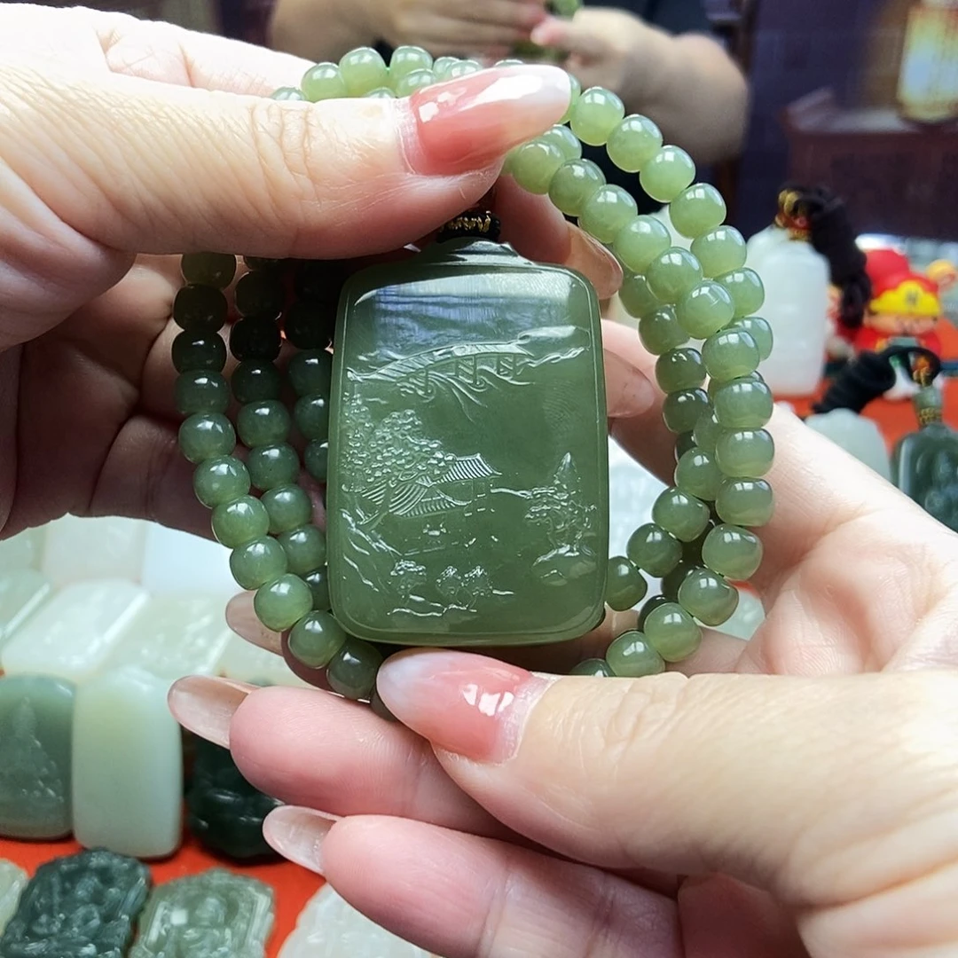 颈饰未镶嵌和田玉联****备