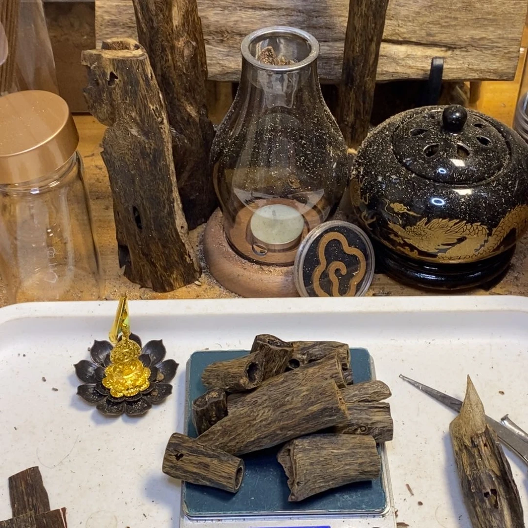 ****)沉香高油香薰乌身57克