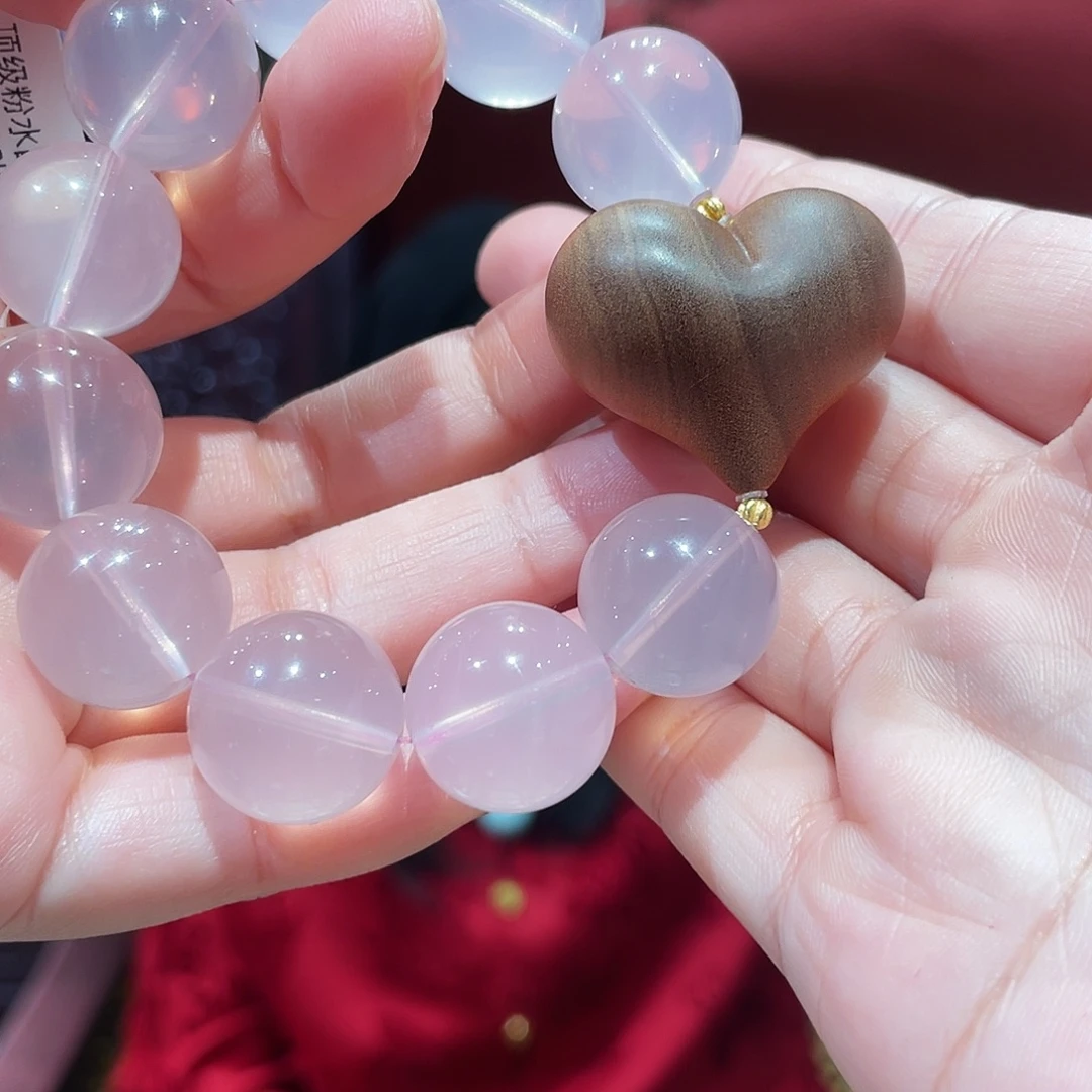 手链水晶未镶嵌粉水晶