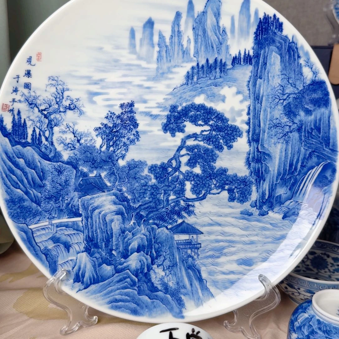 梦***J景德镇陶瓷手工赏盘