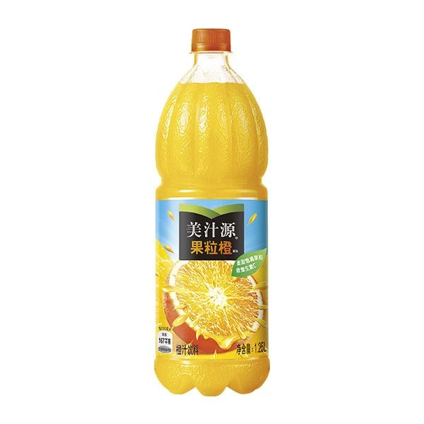 美汁源果粒橙 橙汁果汁 1.25Lx1