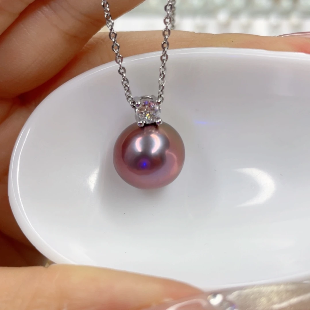 淡水珍珠未镶嵌吊坠(赠链)