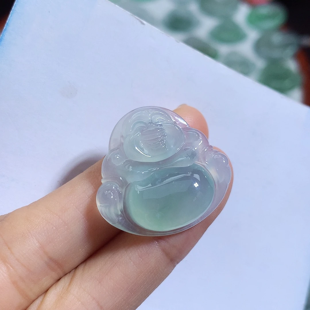 颈饰未镶嵌翡翠佛公