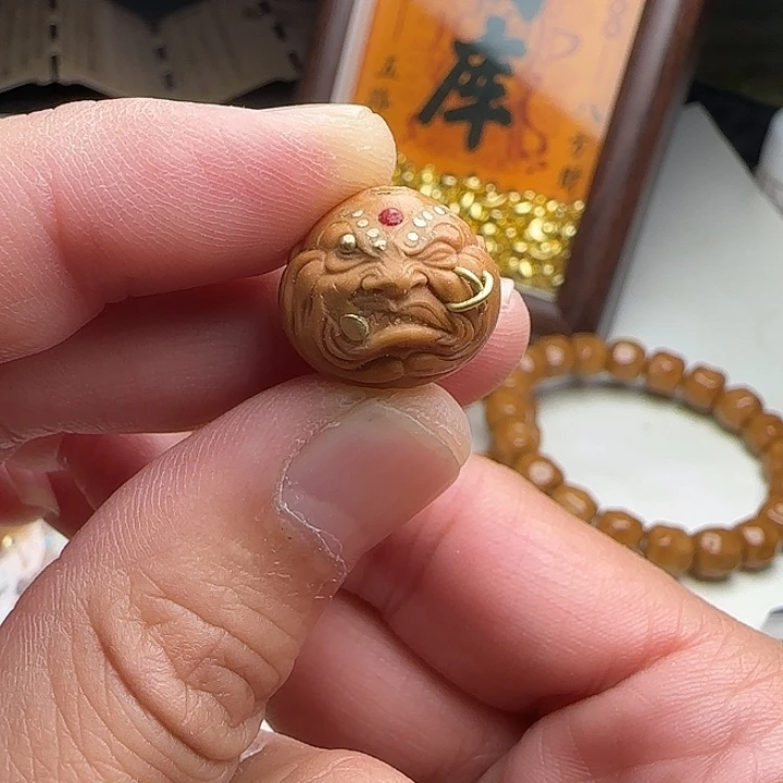 猴头核桃手串全品烟斗恶僧尺寸18mm