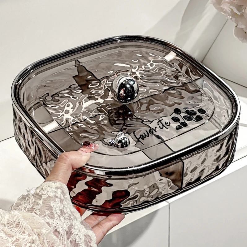 日本进口密封果盘家用客厅茶几高档2025新款糖果干果收纳盒