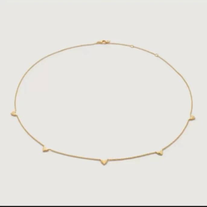 铜合金项链 《货号8732》刘亦菲同款小心愿爱心项链（链长42+5）