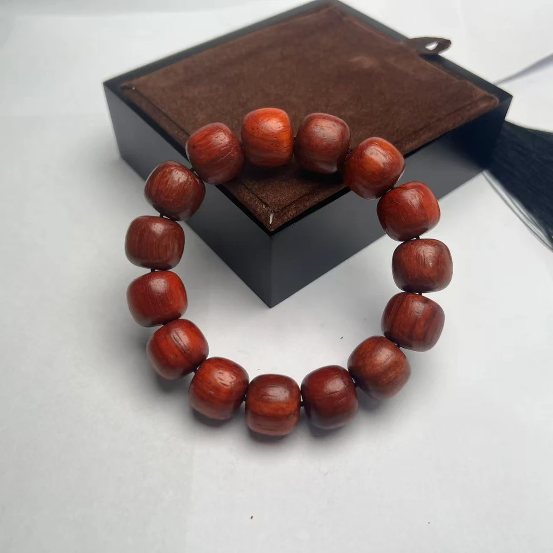 【百世璀璨 尽耀光芒】雪山重楼桶珠1.5手串B017