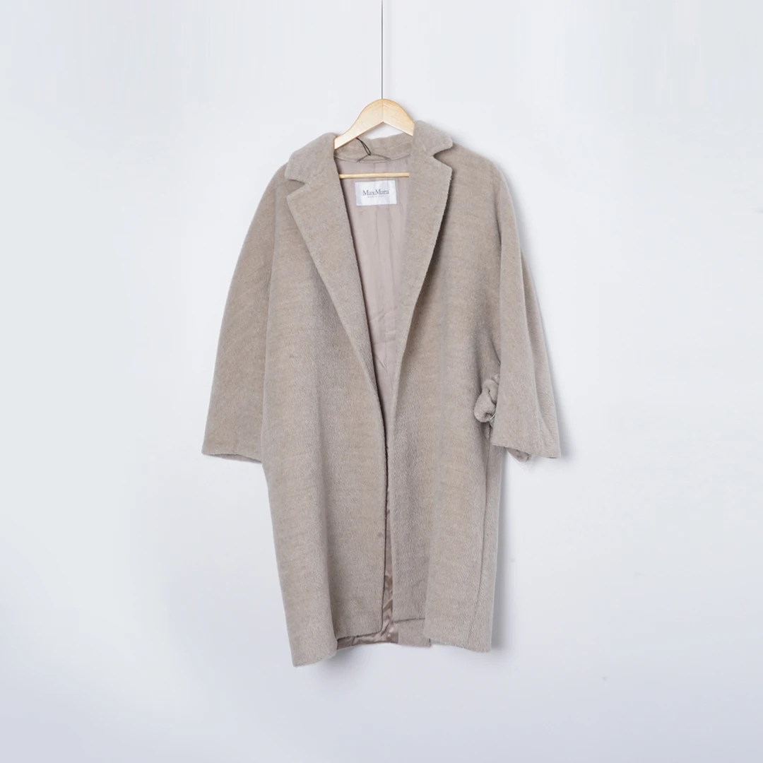 99新 MaxMara 羊驼毛/TH1072/大衣/40码