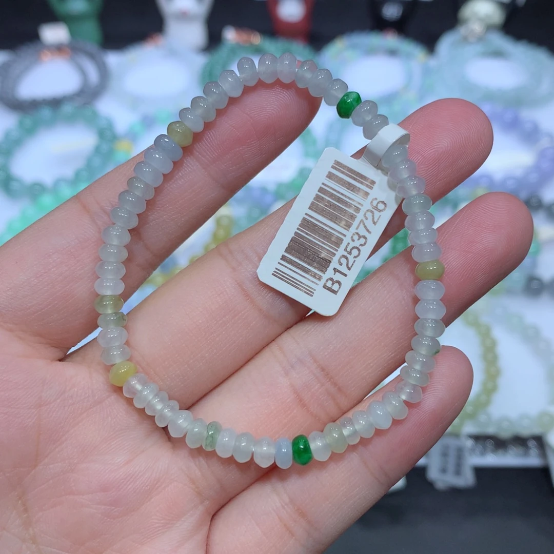 翡翠未镶嵌手串天然