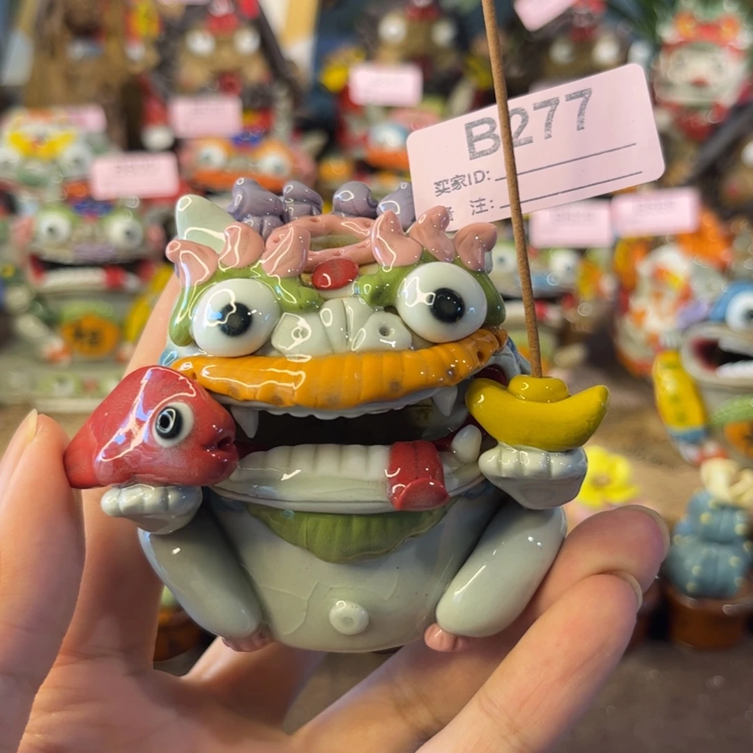 泥塑纯手工茶宠摆件