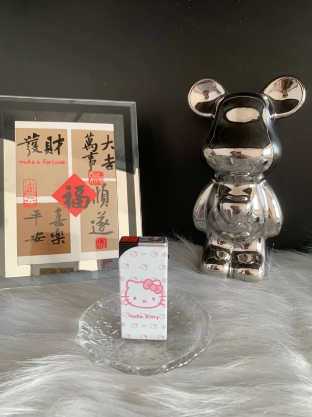 时尚个性蓝焰凯蒂猫系列打火机卡通直冲防风创意充气可爱送男朋友