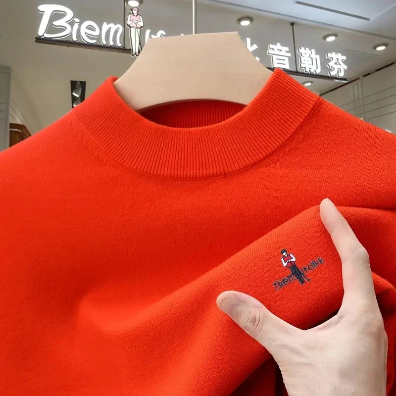 香港专柜【限购2单·100%山羊绒】欧洲轻奢秋冬男士可机洗羊绒针织衫