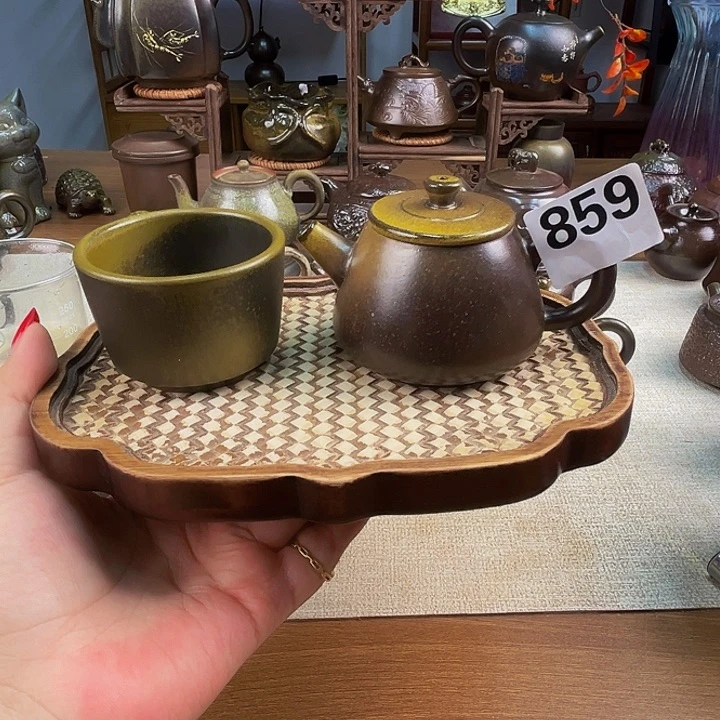 柴烧壶泡茶香柴燒壺泡茶香