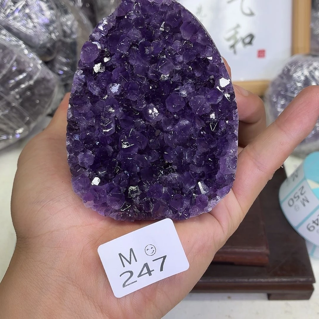 未镶嵌摆件紫晶水晶
