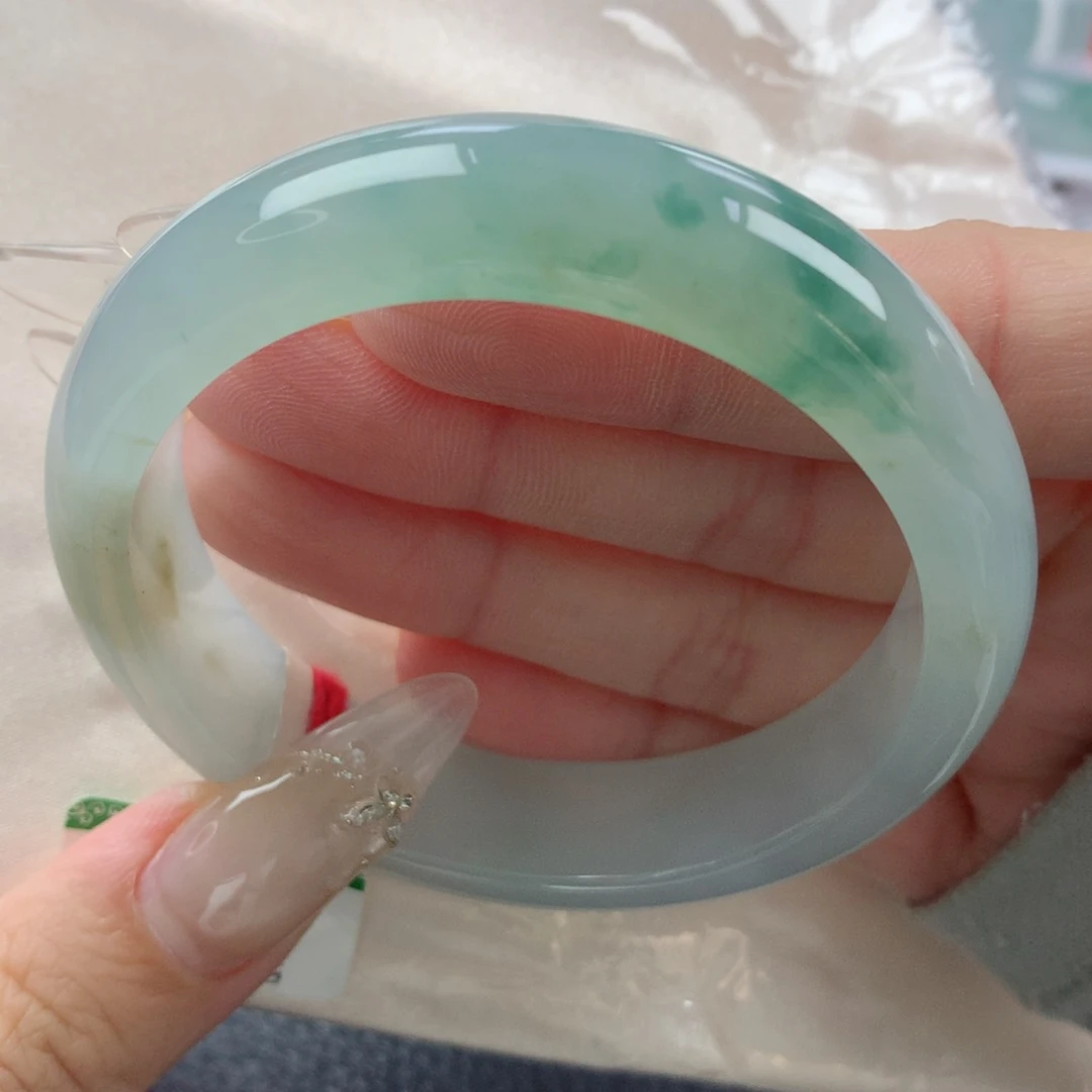 未镶嵌手镯翡翠缅甸天然翡翠A货54