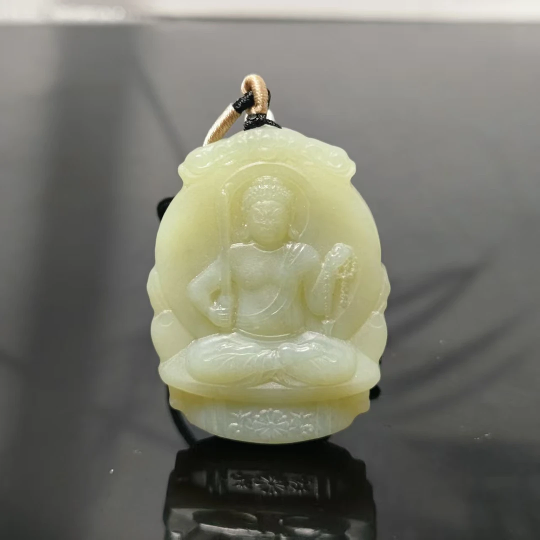 Z和田玉不动明王吊坠0640