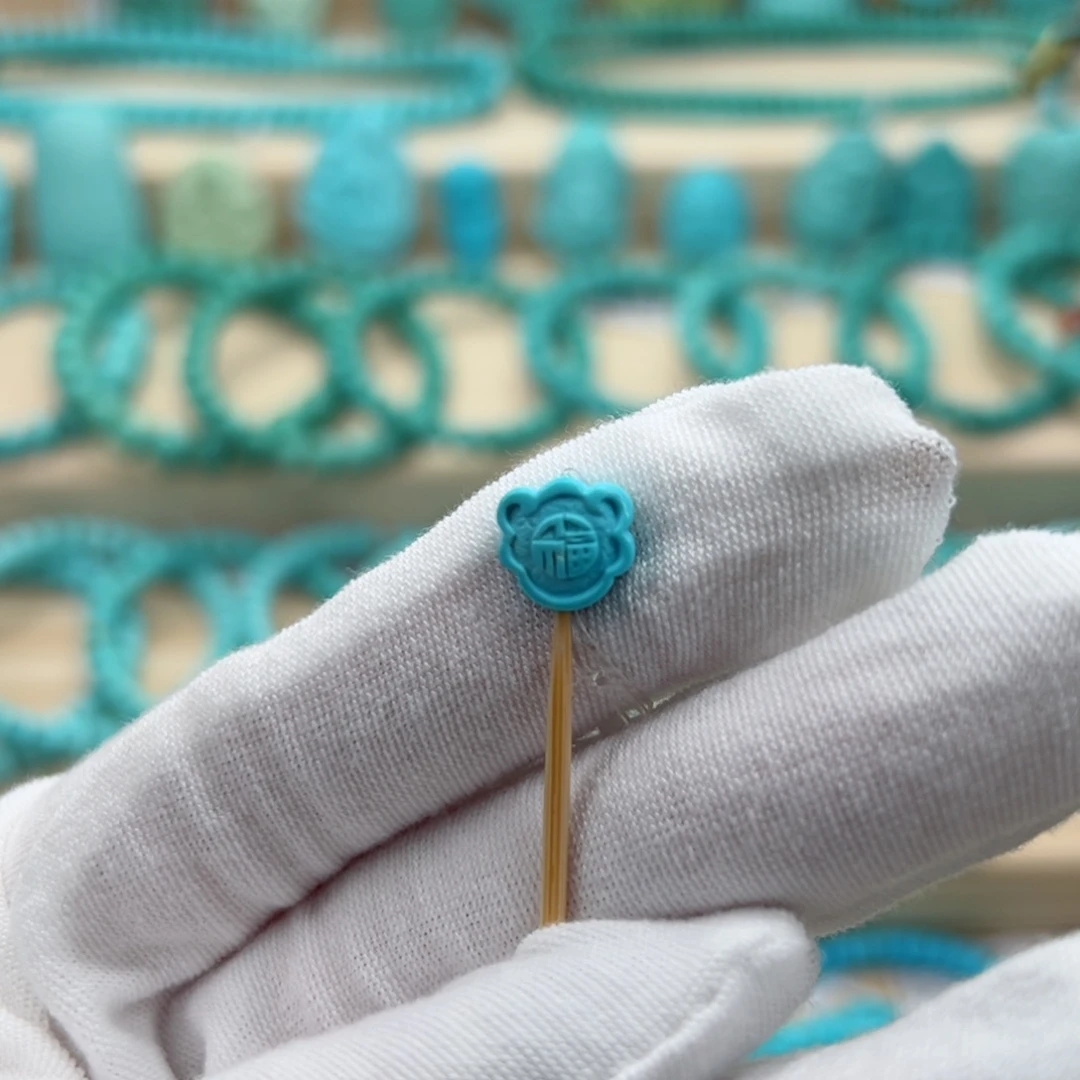 绿松石珠宝奇石未镶嵌