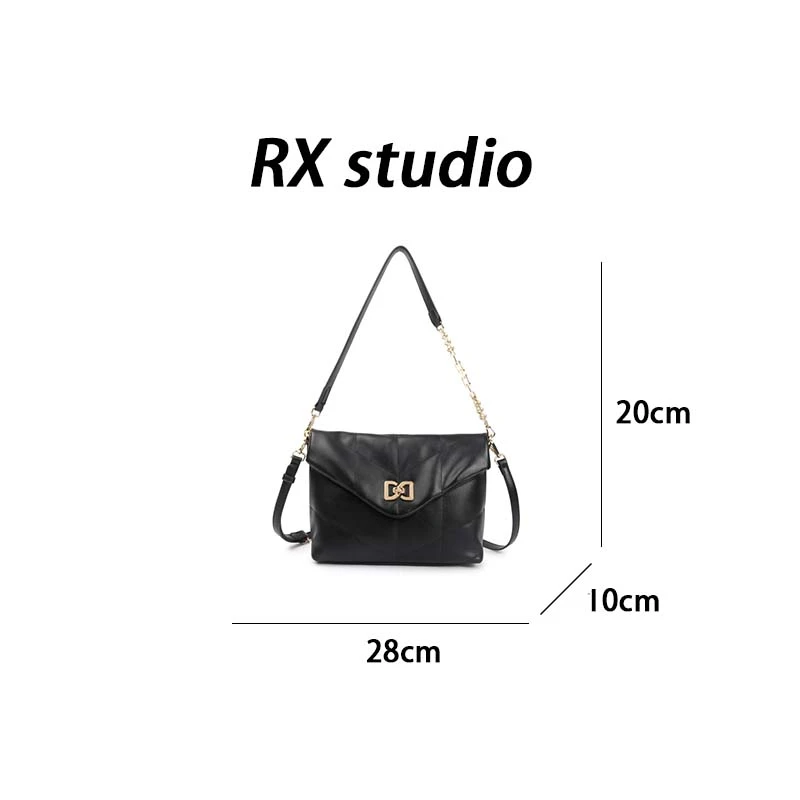 【南沙瑞熙】SKL-7338-黑色-轻奢小众设计感时尚百搭女士包包