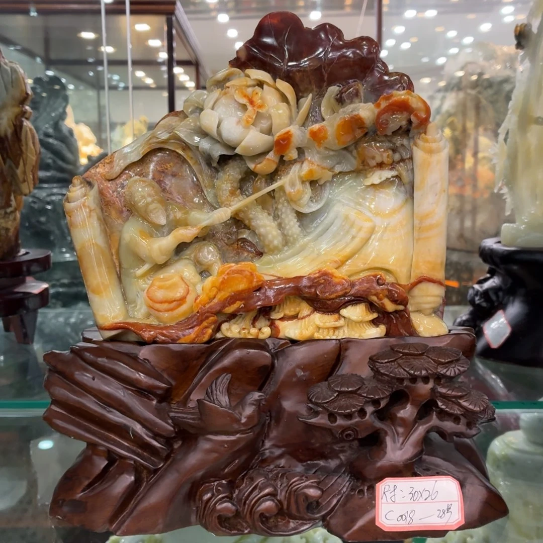 岫玉未镶嵌珠宝奇石