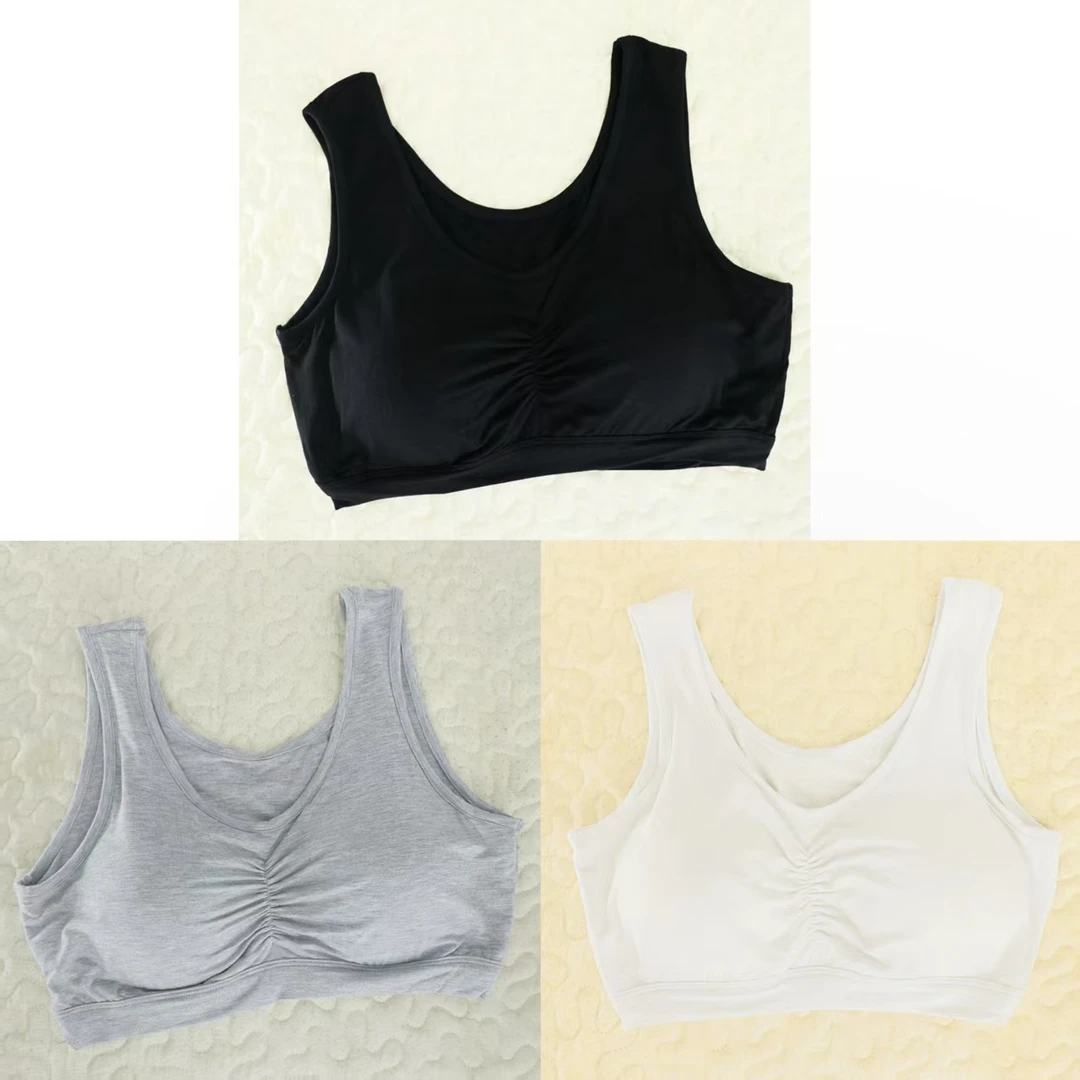 8179-全棉无胸垫（3个）（颜色任意）运动美背