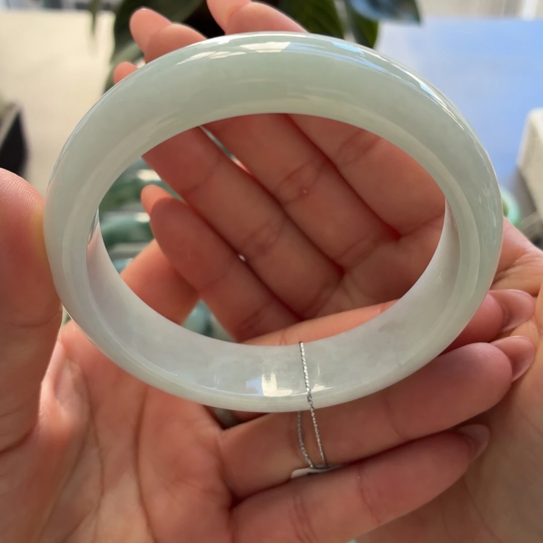 翡翠未镶嵌手镯天然