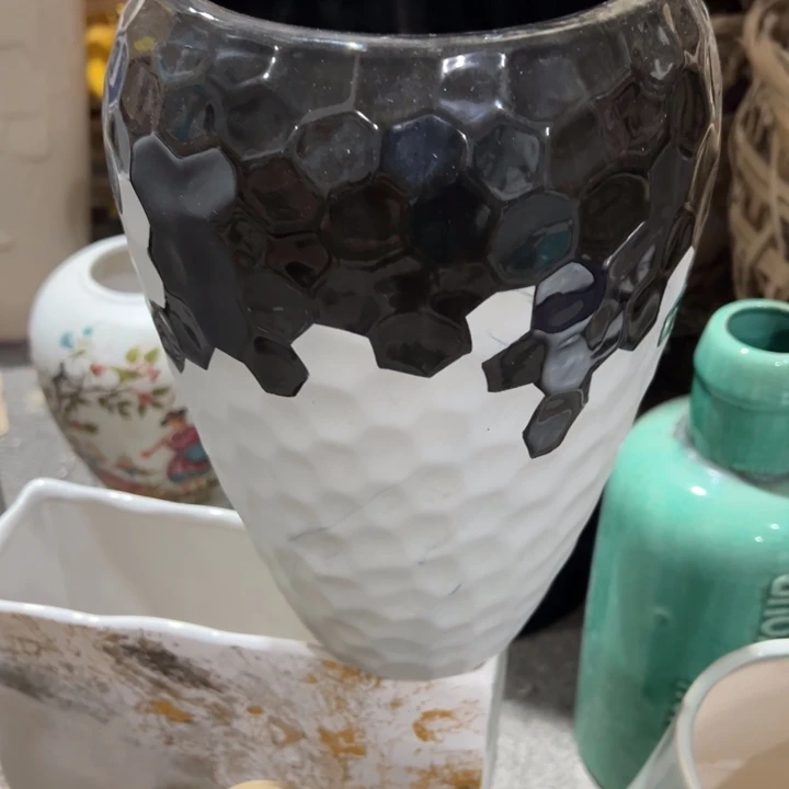 安***音瓷花瓶摆件外贸出口（微瑕）