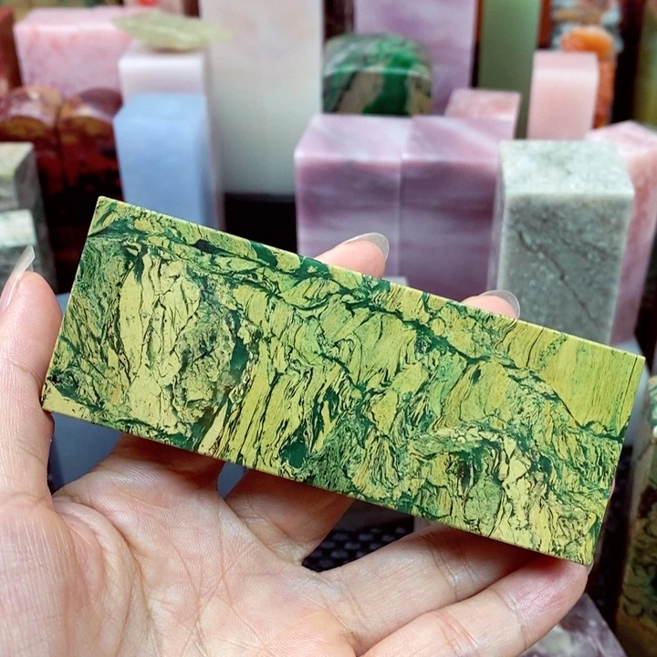 陈***大青田石印石四川石头