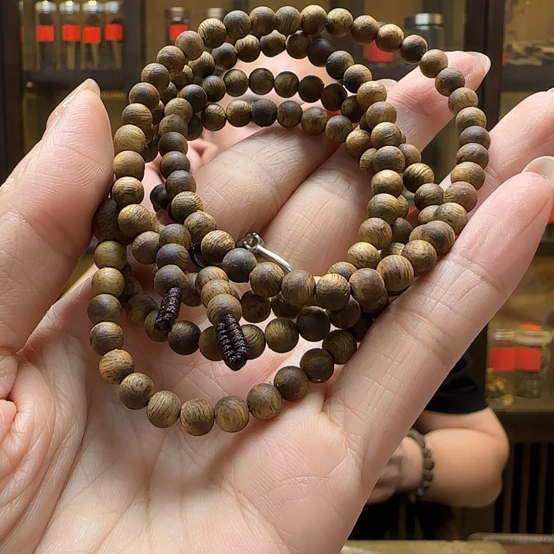手串沉香7棋楠多圈5mm念珠手串9.8g+多样性发一串