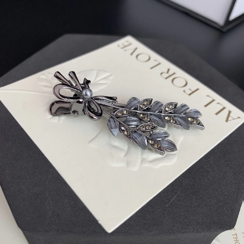 K509【金闪闪】6厘米精致麦穗鸭嘴夹