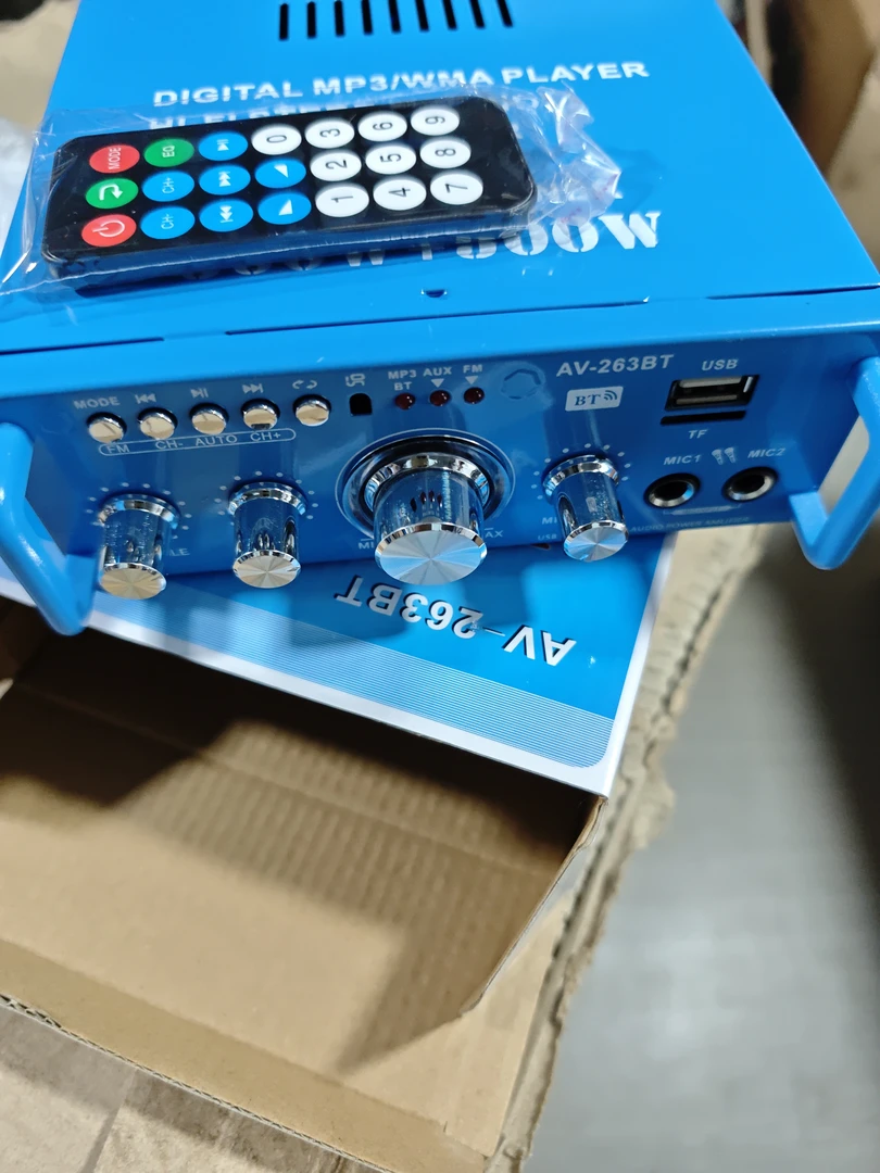 未拆封  12V，220V蓝牙功放音箱功放全新。