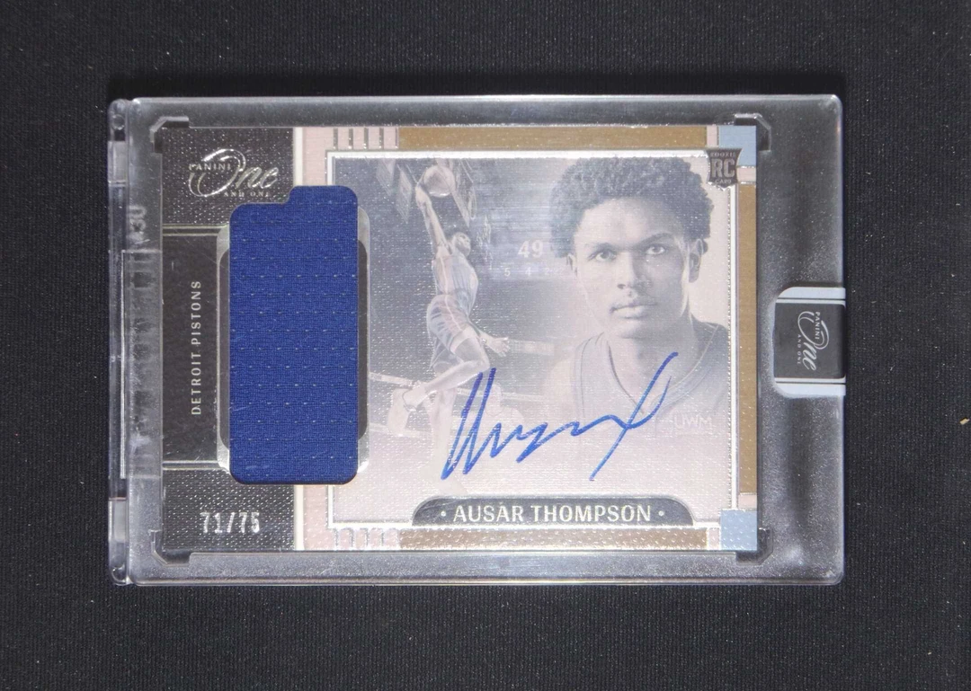 【直播开价】奥萨尔 汤普森 75编 帕尼尼NBA国宝手提签名球星卡