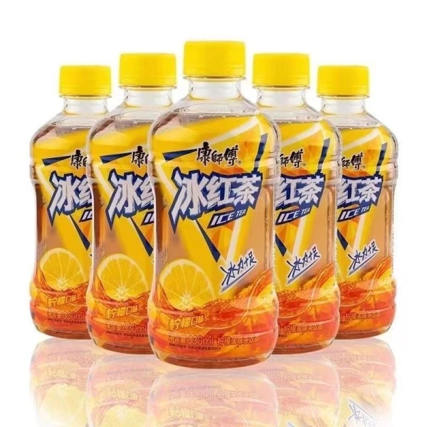 康师傅冰红茶酸甜可口夏日微笑食品推荐一件代发薛林涛柠檬饮料
