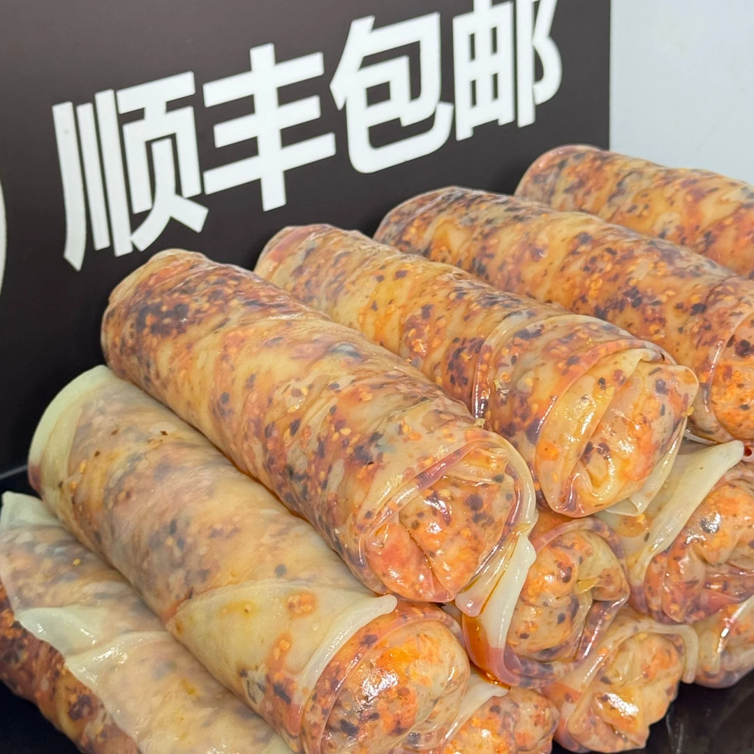 皖北非遗香辣卷面皮速食美食真空包装即食