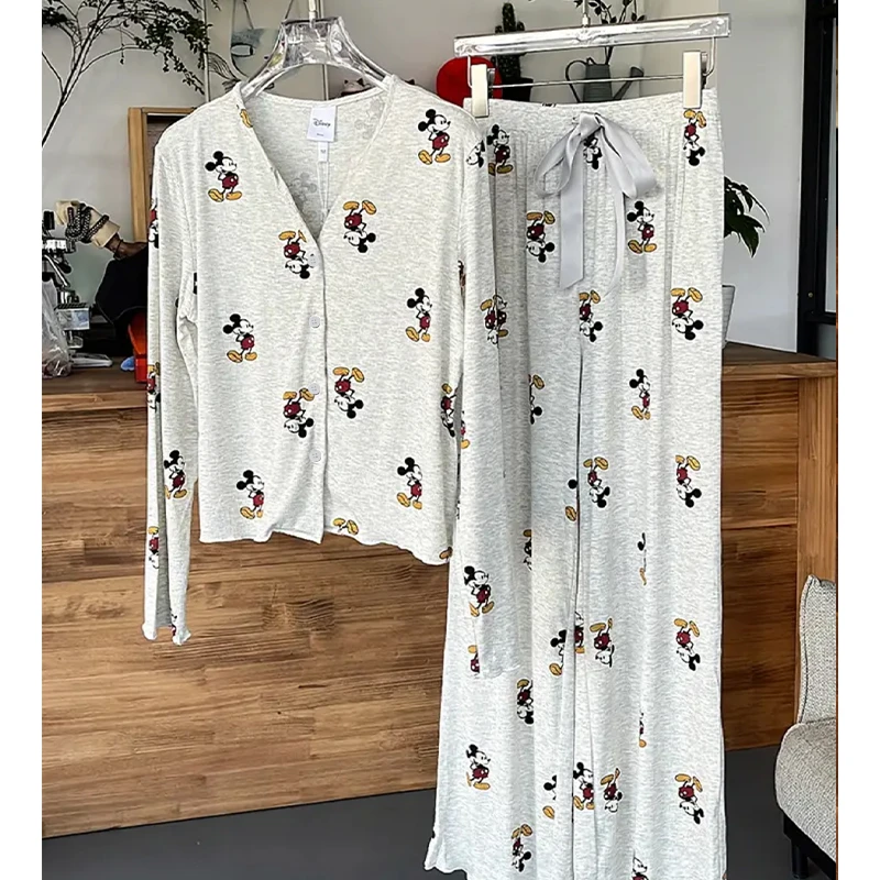 Sleep Password【灰底迪士尼米奇】小众潮牌时尚设计可外穿家居服