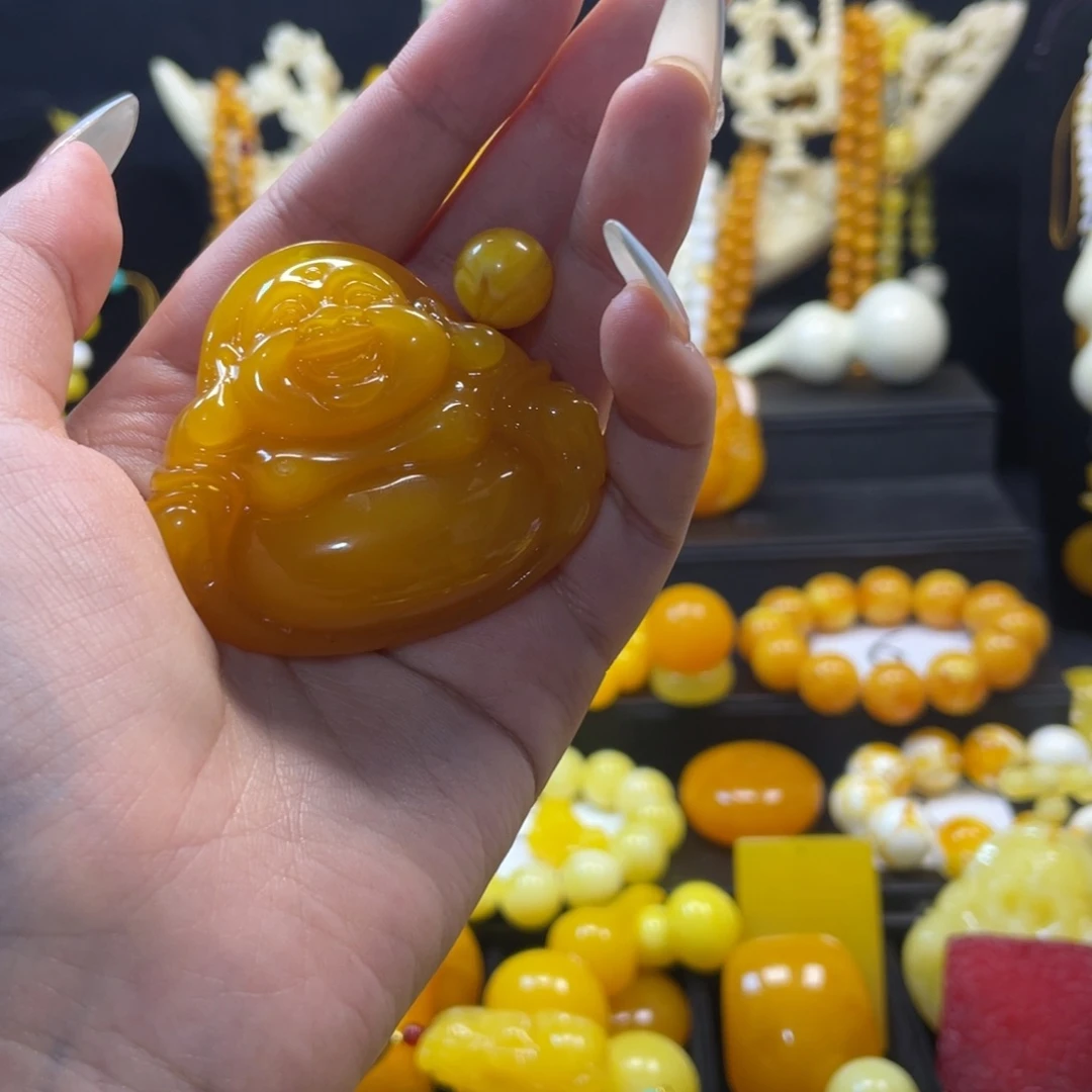 知***乐老腊款佛公牌一枚