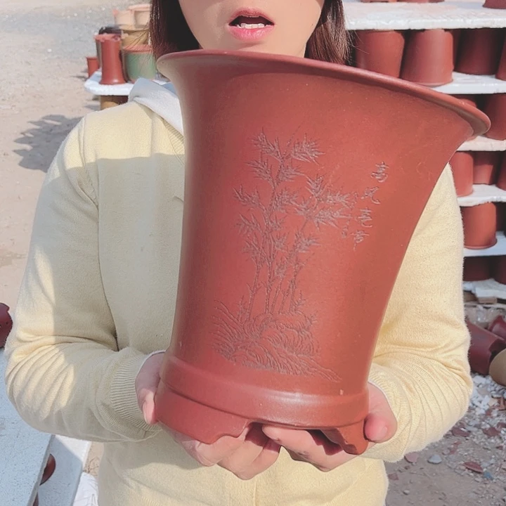 紫砂花盆宜兴紫砂精品花盆