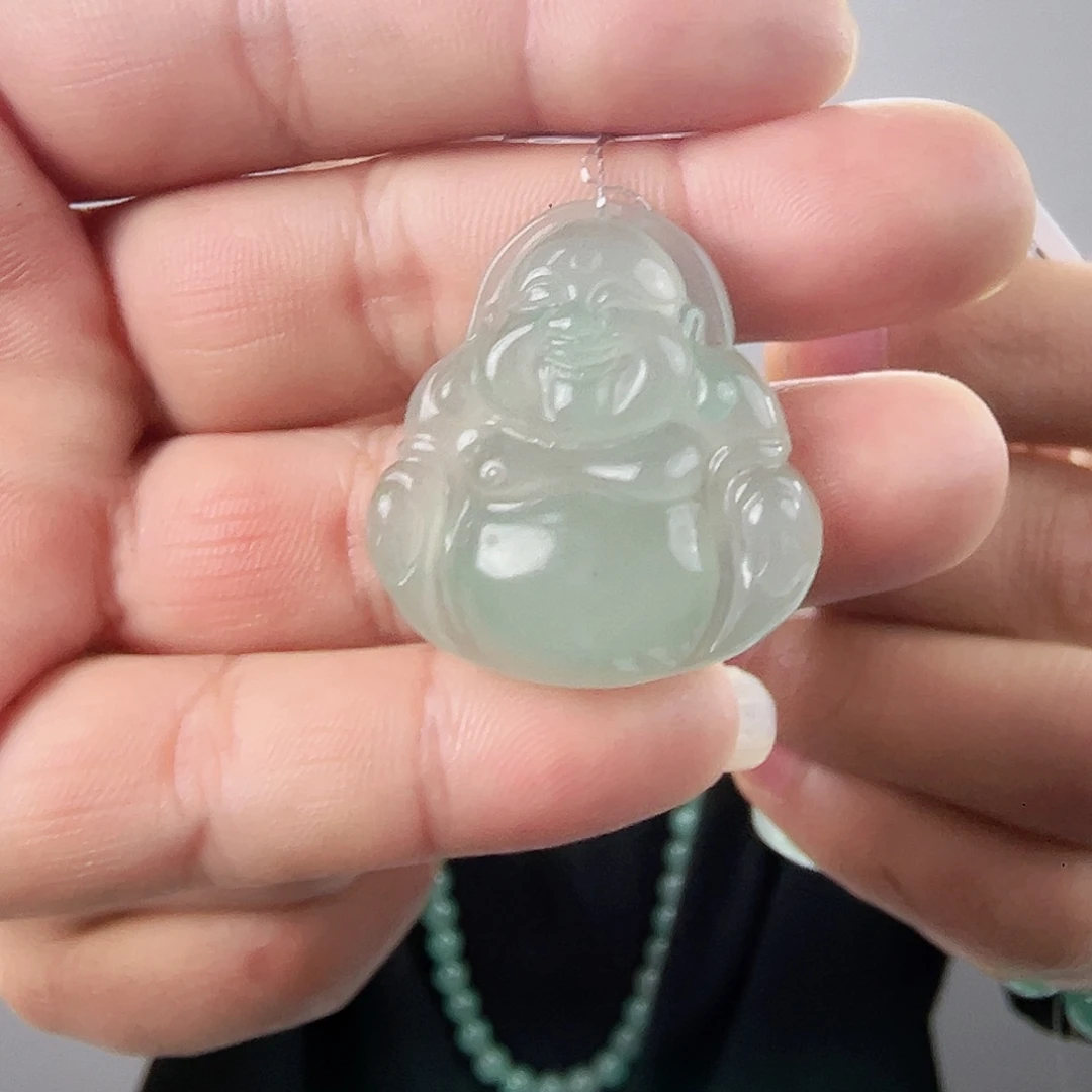 石英质玉吊坠(赠链)未镶嵌墨**3