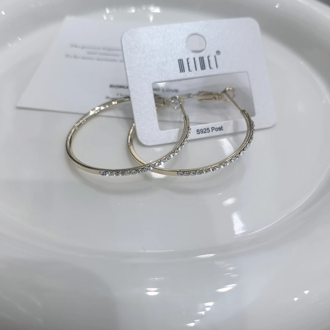 铜合金耳饰 66区 6612 轻奢新款时尚手工气质套装饰品