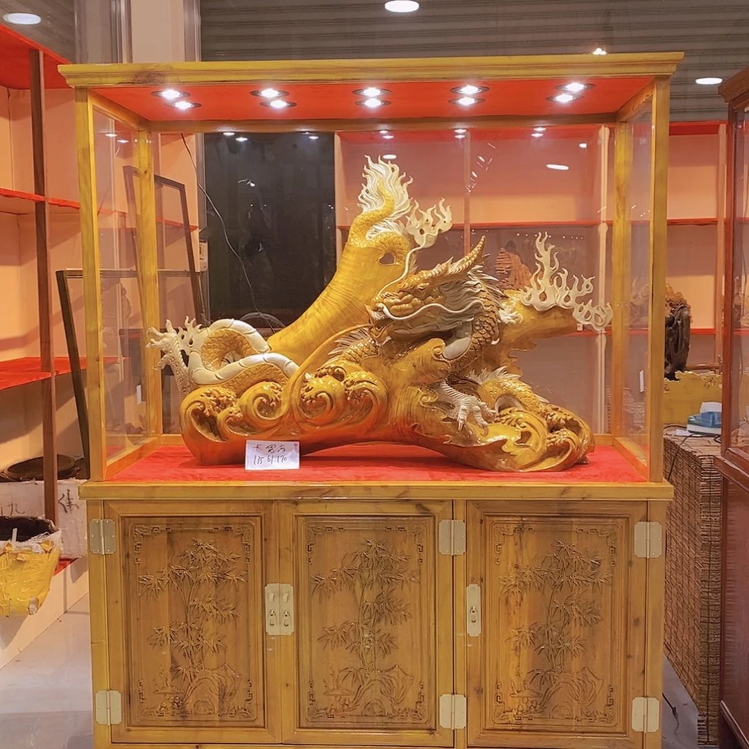 金丝楠江*金丝楠小叶桢楠摆件
