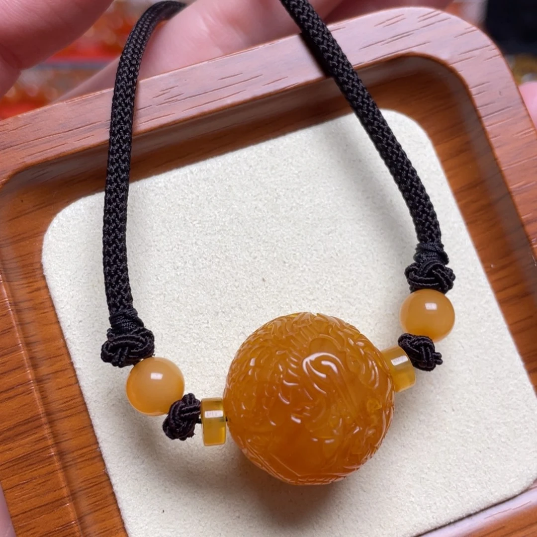 蜜蜡未镶嵌颈饰项链