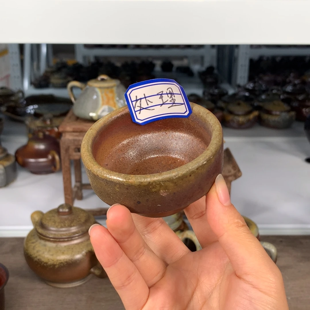 茶壶紫砂纯自然柴烧